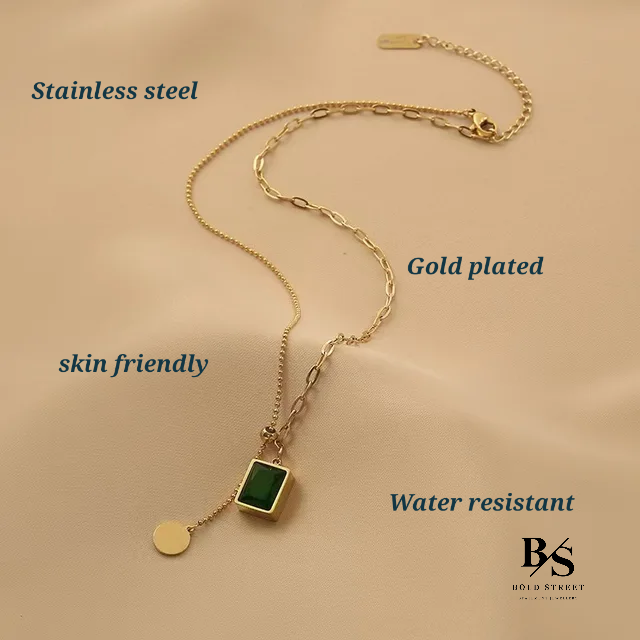 Pull adjustable Gold plated Necklace for women her | lovely gift for her