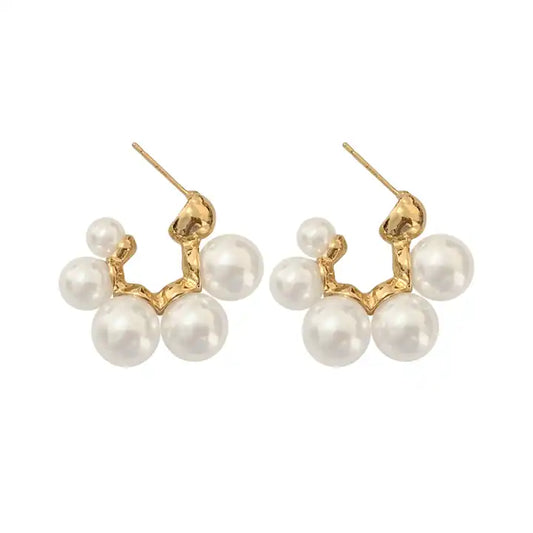 Fresh water pearl hoop earring perfect for party & stylish look