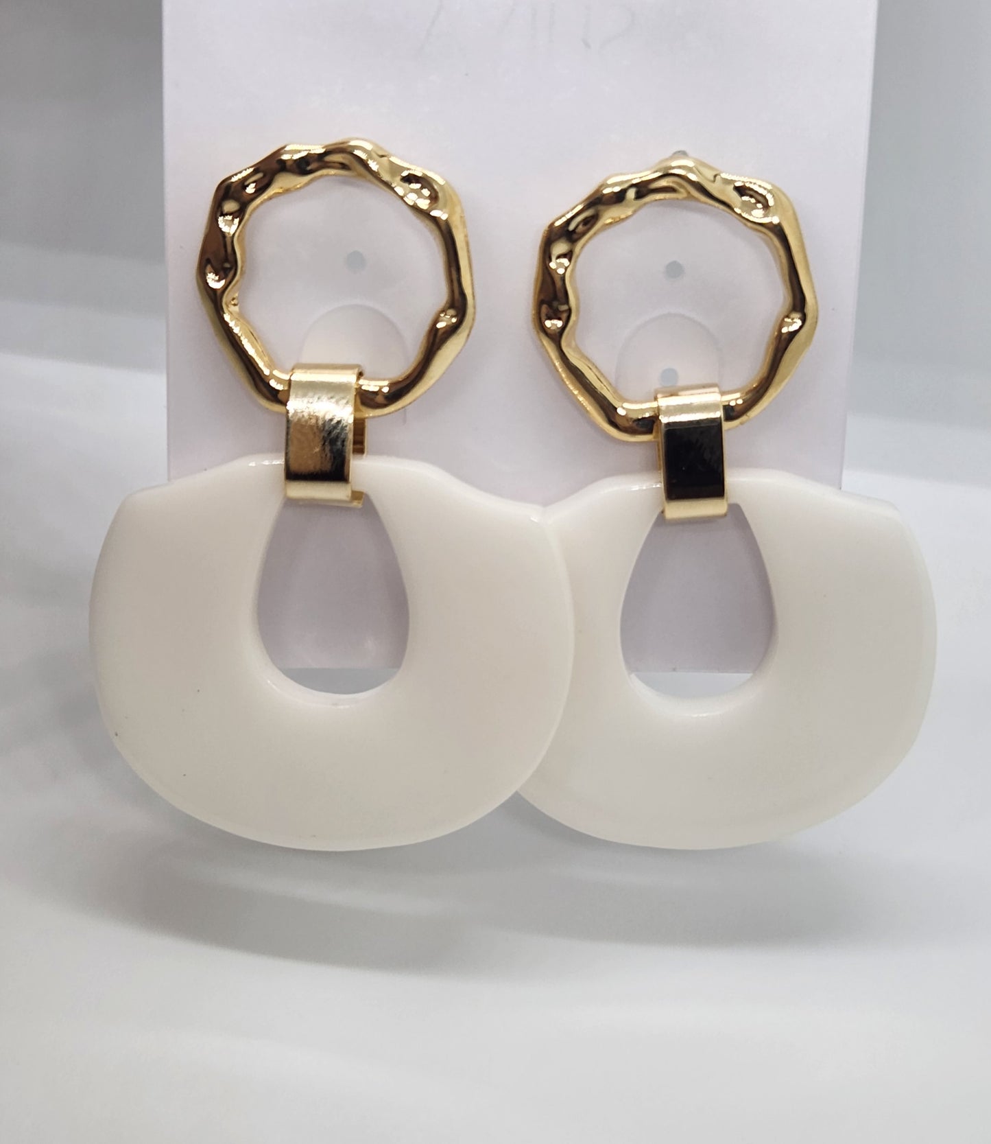 18k Gold Polished statement Earrings