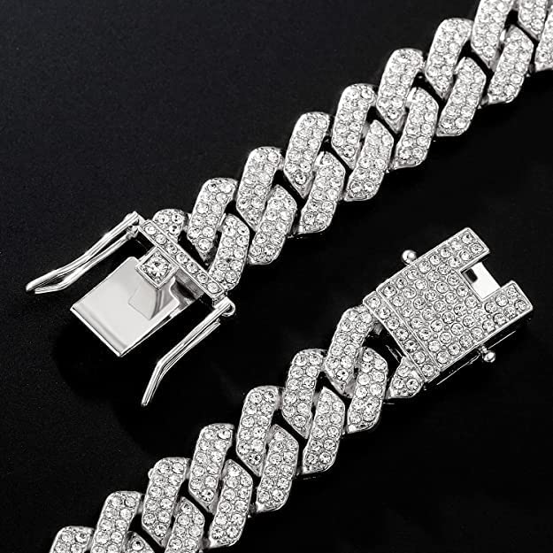 BS Unisex Bracelets Men / women stylish CZ Diamond Stainless steel & waterproof Anti Tarnish Bracelet for your daily style